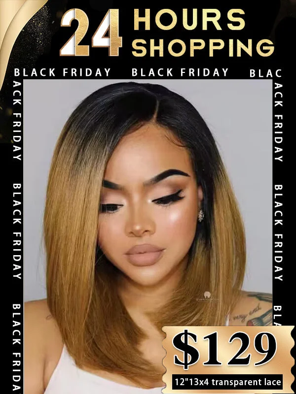 Human Hair Bob Wigs for a Natural Look Chinalacewig Black Friday 24hrs shipping Ombre Color 1b30 Brazilian Virgin Hair Bob Style Lace Front Wigs BK04 Human Hair Bob Wigs for a Natural Look Chinalacewig Black Friday 24hrs shipping Ombre Color 1b30 Brazilian Virgin Hair Bob Style Lace Front Wigs BK04