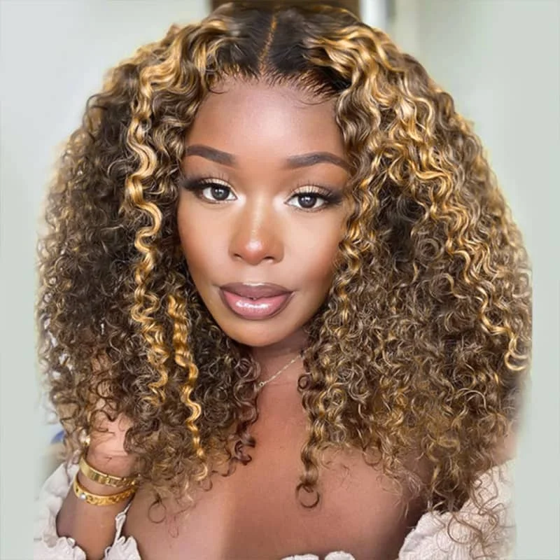Bob Wigs for Night Outlooks Fabulous Highlight Jerry Curly Short Bob 13*4 & 4*4 & 5*5 Transparent Lace Wig Bob Wigs for Night Outlooks Fabulous Highlight Jerry Curly Short Bob 13*4 & 4*4 & 5*5 Transparent Lace Wig
