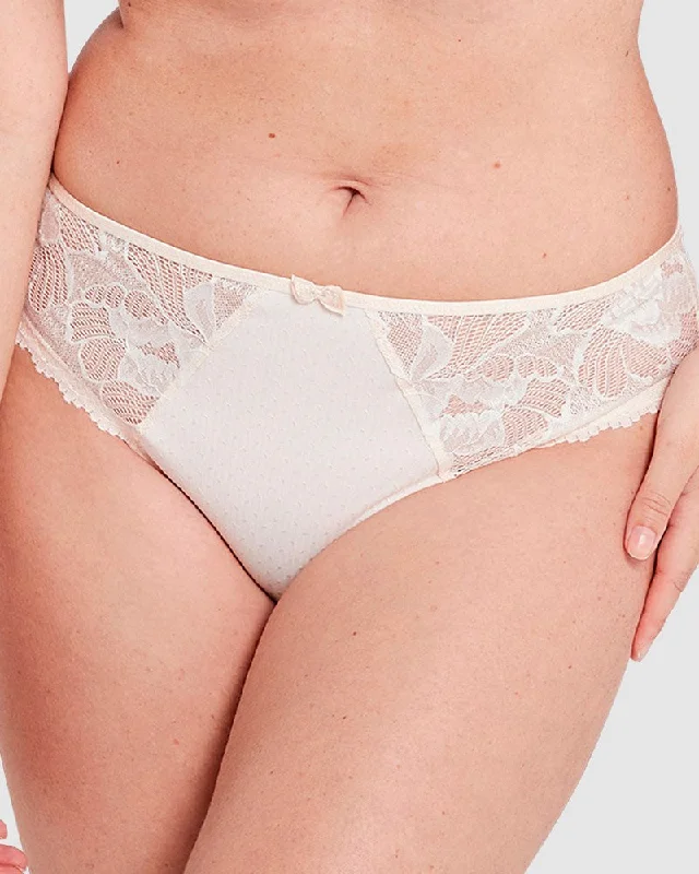 Capucine Low Rise Two-Tone Lace Brief Sans Complexe