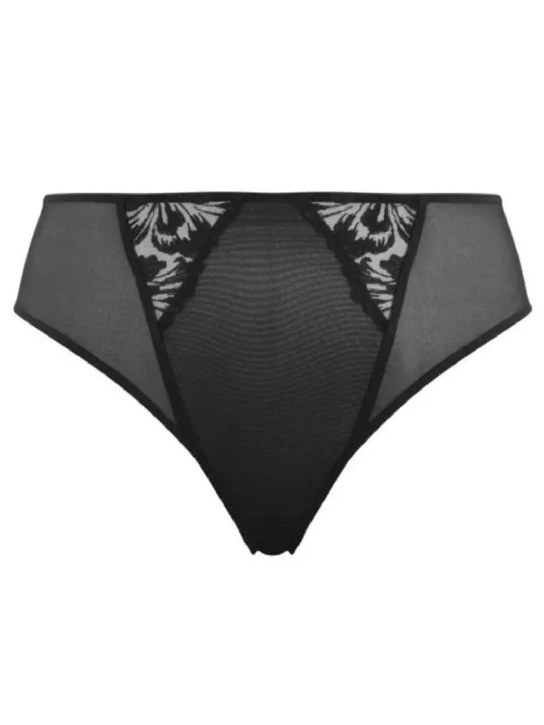 Panache Noir Jaida Hight Leg Brief