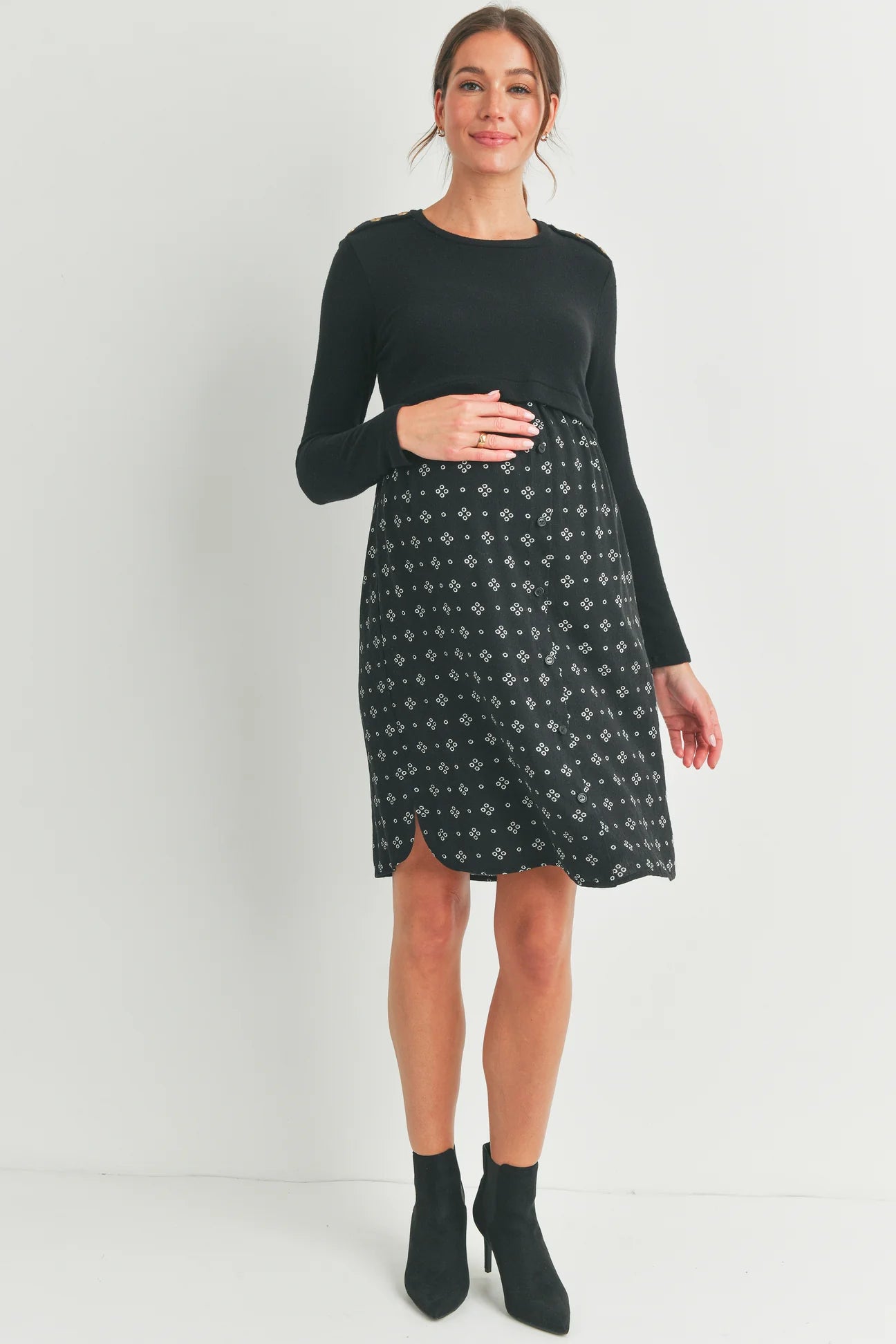 Aline Dress W/ Crop Sweater