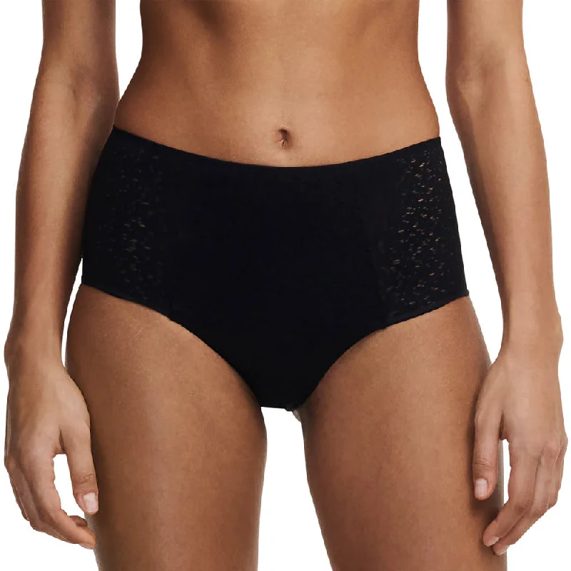 Chantelle Norah Black Comfort High Waist Brief Panty 13F3