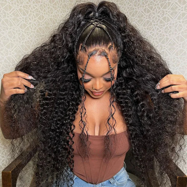 Lace wig with a platinum - blonde color for a bold and trendy look13x4 HD Undetected Transparent Lace Front Wig Deep Wave Human Hair Wigs Lace wig with a platinum - blonde color for a bold and trendy look13x4 HD Undetected Transparent Lace Front Wig Deep Wave Human Hair Wigs