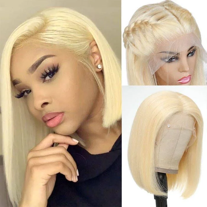 Bob Wigs for Hiking Layered bob wig to add volume and dimension613 Blonde Short Bob Lace Front Human Hair Wigs For Black Women 13x4 Straight Bob Wigs Bob Wigs for Hiking Layered bob wig to add volume and dimension613 Blonde Short Bob Lace Front Human Hair Wigs For Black Women 13x4 Straight Bob Wigs