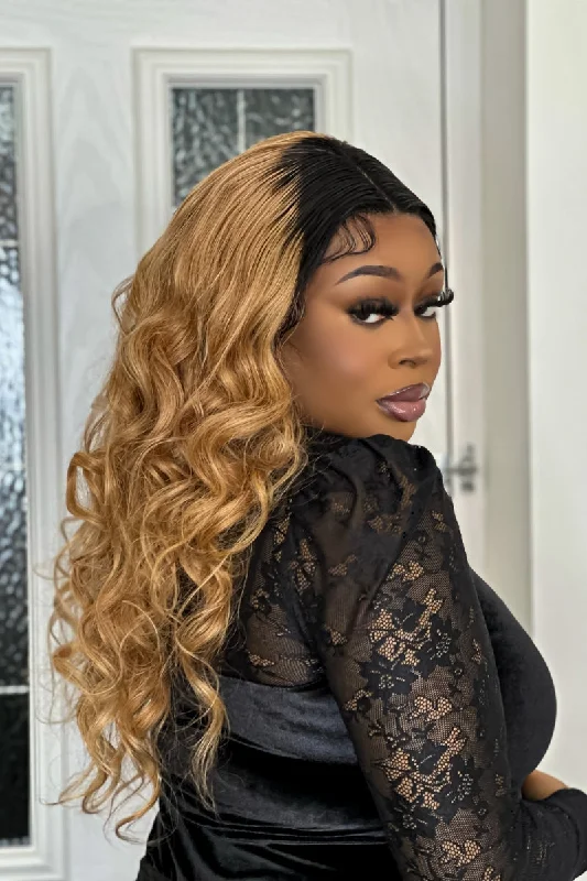 Colored wig with a pre - plucked hairline for a more natural lookANASTASIA BODY WAVE WIG Colored wig with a pre - plucked hairline for a more natural lookANASTASIA BODY WAVE WIG