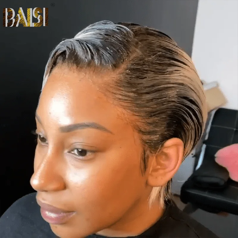 Bob Wigs for Social Media - Worthy Outfits Short - bob wig for a super - sleek and minimalist styleBAISI 1b/613 Straight Short BOB Wig Bob Wigs for Social Media - Worthy Outfits Short - bob wig for a super - sleek and minimalist styleBAISI 1b/613 Straight Short BOB Wig