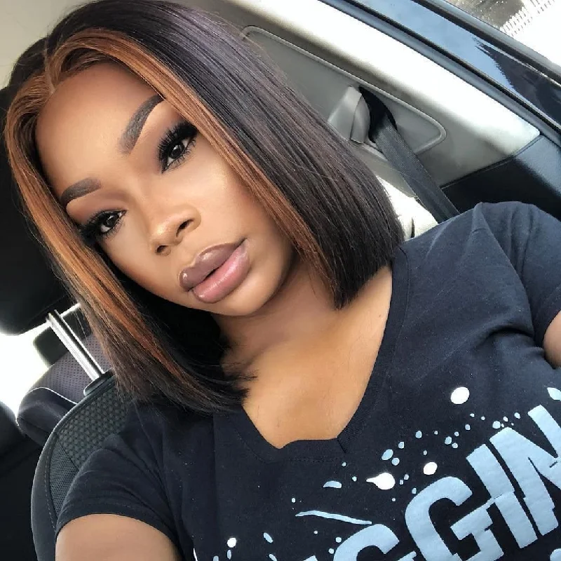 Bob Wigs for Horseback Riding Heat - resistant bob wig for styling versatilityBAISI Highlight Honey Blonde Bob Wig Bob Wigs for Horseback Riding Heat - resistant bob wig for styling versatilityBAISI Highlight Honey Blonde Bob Wig