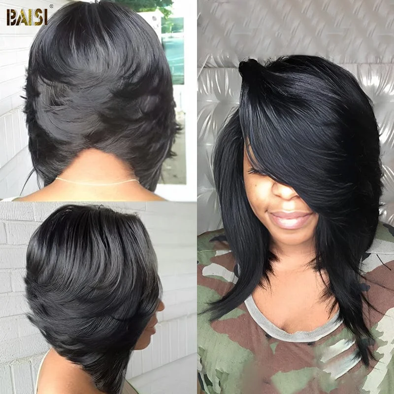 Bob Wigs with Adjustable Straps for a Secure Fit Ash - blonde bob wig for a trendy and cool - toned lookBAISI Side Part Sexy BoB Wig Bob Wigs with Adjustable Straps for a Secure Fit Ash - blonde bob wig for a trendy and cool - toned lookBAISI Side Part Sexy BoB Wig