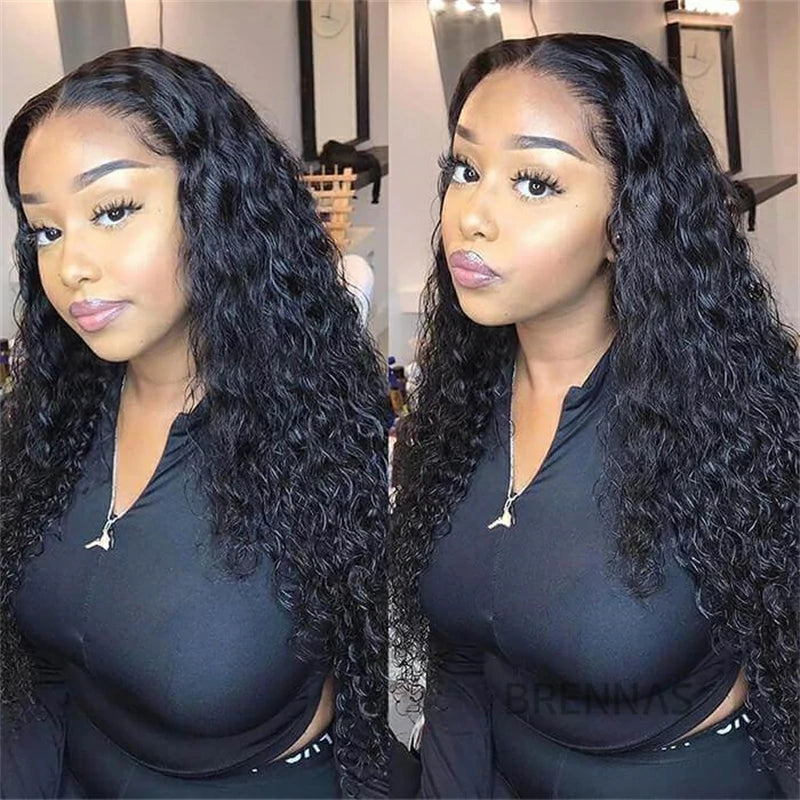Human - hair wig with a silk - base cap for a comfortable and smooth feelWater Wave Lace Front Wigs Human Hair HD 13x6 Full Glueless Lace Frontal Wigs Human Hair Wigs for Women Human - hair wig with a silk - base cap for a comfortable and smooth feelWater Wave Lace Front Wigs Human Hair HD 13x6 Full Glueless Lace Frontal Wigs Human Hair Wigs for Women