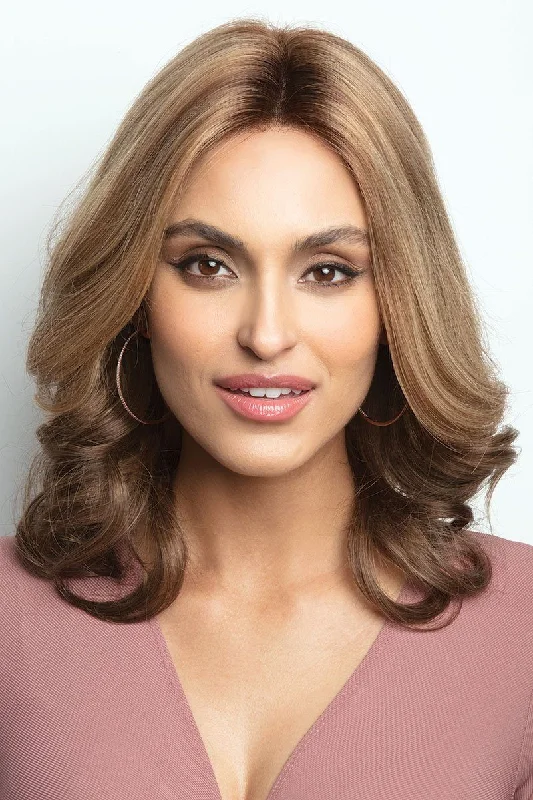 Human - hair wig with a pre - bleached knot for a natural - looking scalpFair Fashion Wigs - Megan M (#3123) - Petite-Average - Human Hair Human - hair wig with a pre - bleached knot for a natural - looking scalpFair Fashion Wigs - Megan M (#3123) - Petite-Average - Human Hair
