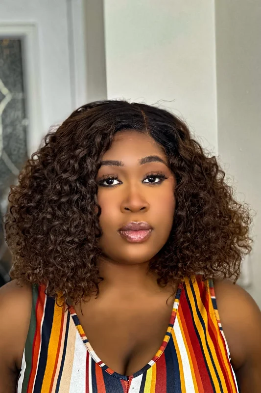 Colored wig with a side - part for a more flattering appearanceLOLA 5 BY 5 CLOSURE WIG Colored wig with a side - part for a more flattering appearanceLOLA 5 BY 5 CLOSURE WIG