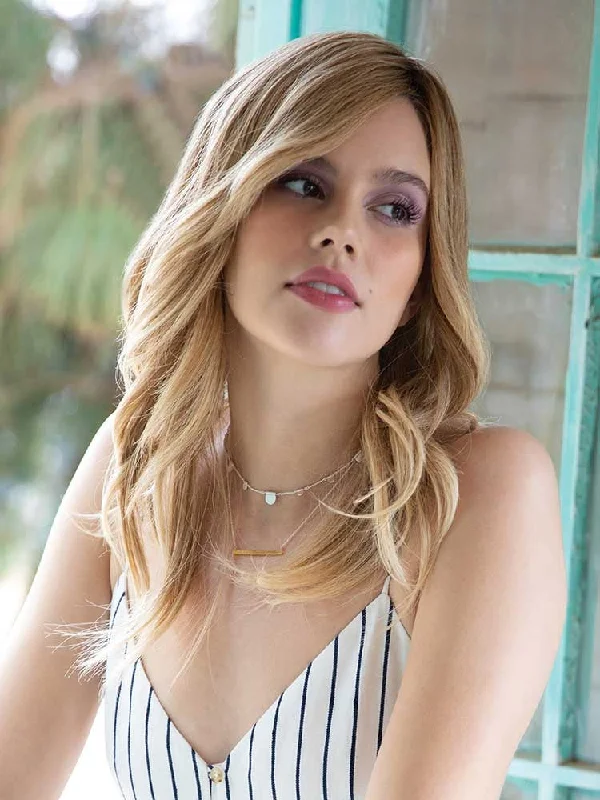 Human - hair wig with a natural - looking root for a more realistic lookLily Human Hair wig - The Orchid Collection Human - hair wig with a natural - looking root for a more realistic lookLily Human Hair wig - The Orchid Collection