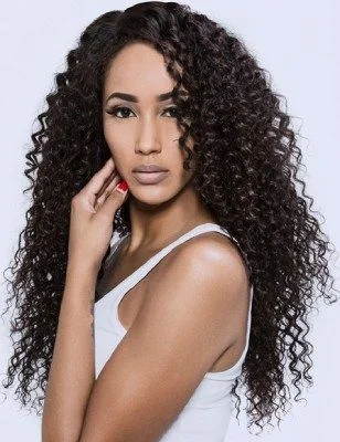 Lace wig with a platinum - blonde color for a bold and trendy lookRIO Full Lace Human Hair Wig Bohemian Natural Black - 14'' 18" Lace wig with a platinum - blonde color for a bold and trendy lookRIO Full Lace Human Hair Wig Bohemian Natural Black - 14'' 18"