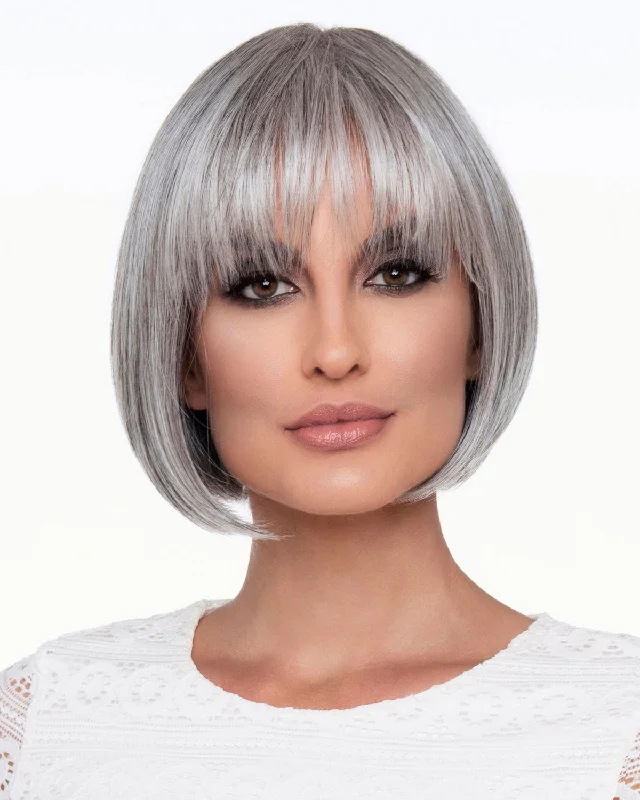 Human - hair wig in a jet - black color for a classic and timeless lookTandi | Monofilament Crown Human Hair Blend Wig by Envy Human - hair wig in a jet - black color for a classic and timeless lookTandi | Monofilament Crown Human Hair Blend Wig by Envy