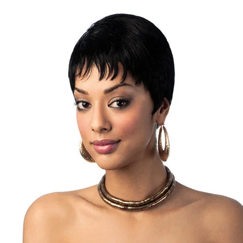 Malaysian - human - hair wig with a smooth and silky textureToni Wig