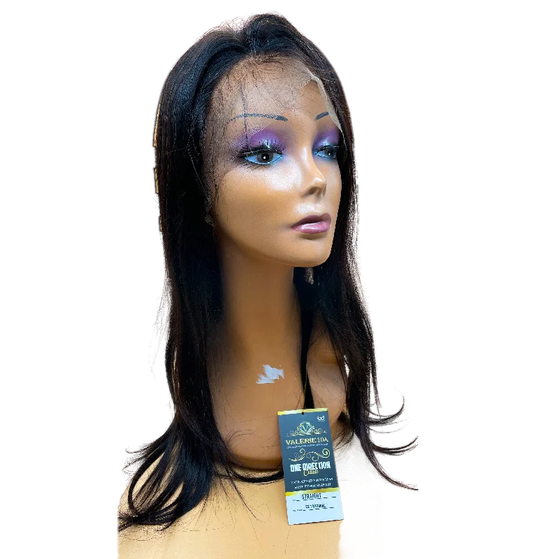 Human - hair lace wig for a luxurious and natural feelValerie 10A Full Lace wig One Direction cuticle Straight 22'' Human - hair lace wig for a luxurious and natural feelValerie 10A Full Lace wig One Direction cuticle Straight 22''