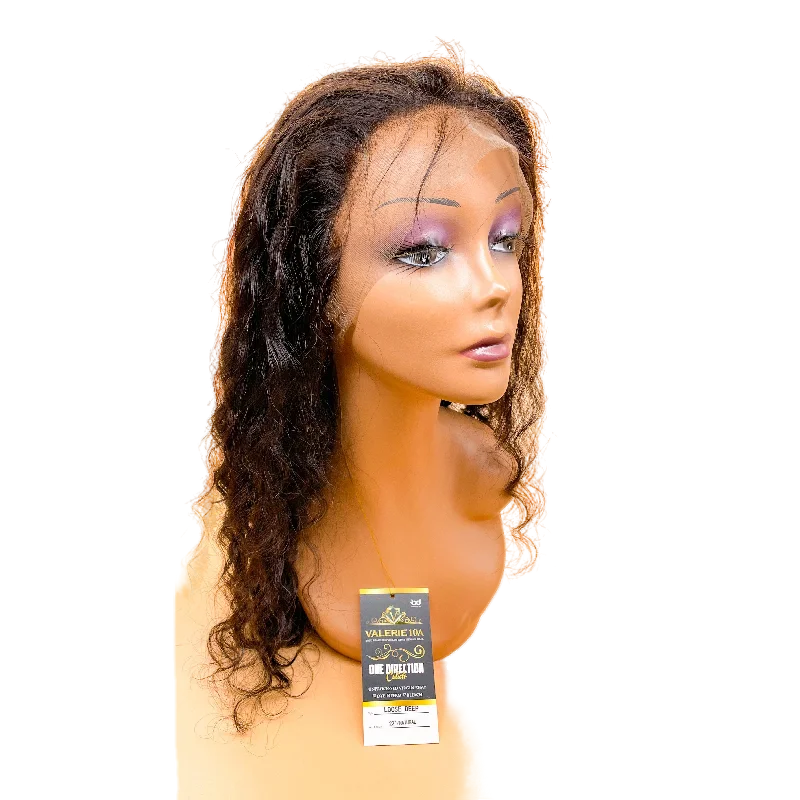 Lace wig with a pre - bleached knot for a natural - looking scalpValerie 10A Lace wig 360 One Direction Cuticle Loose Deep Lace wig with a pre - bleached knot for a natural - looking scalpValerie 10A Lace wig 360 One Direction Cuticle Loose Deep