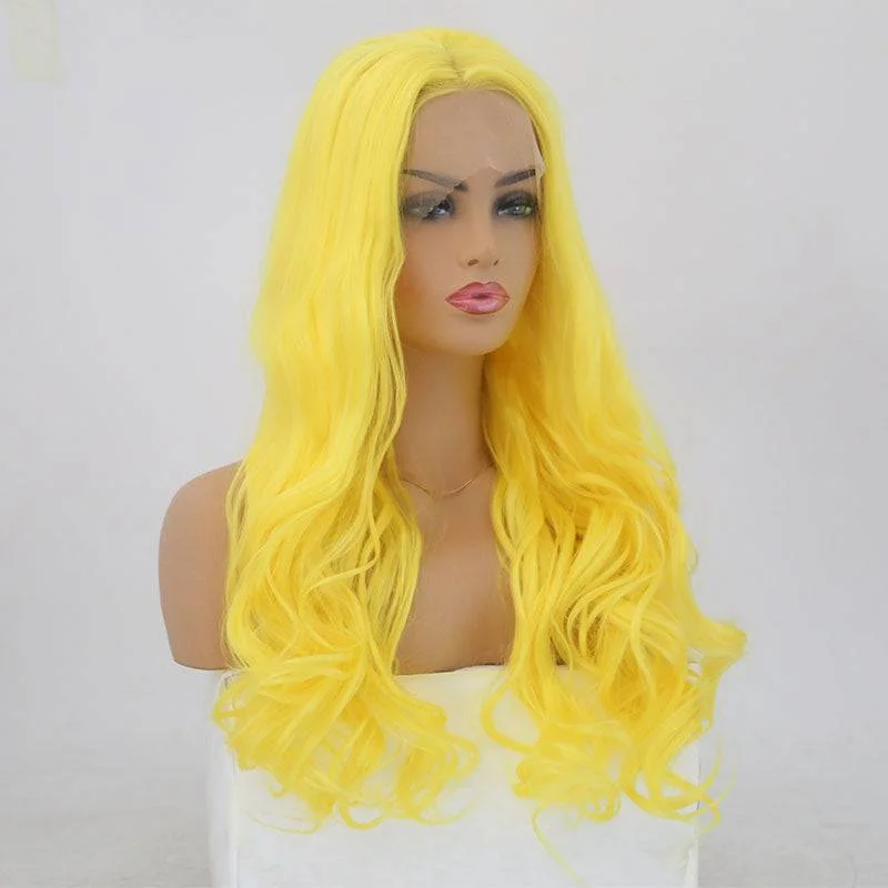 Lace wig with a curly texture for a bold and stylish choiceVIP - Synthetic Lace Front Wig