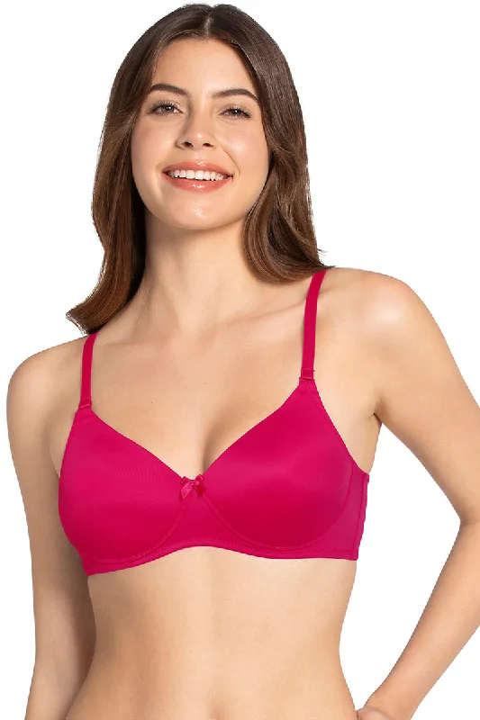 Smooth Charm Padded Non-Wired T-Shirt Bra - Jazzy