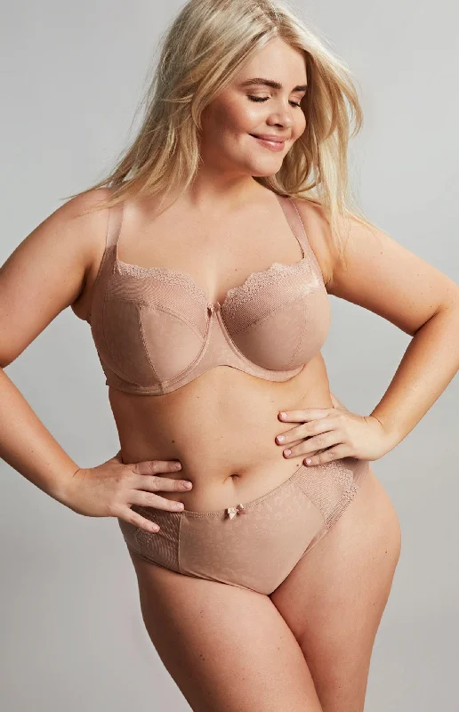 Esme Balcony Bra In Mocha Animal - Sculptresse