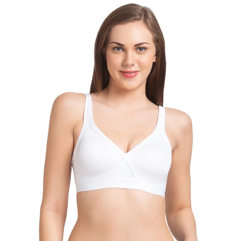 JB 36-Plain Mold T-shirt Bra  White