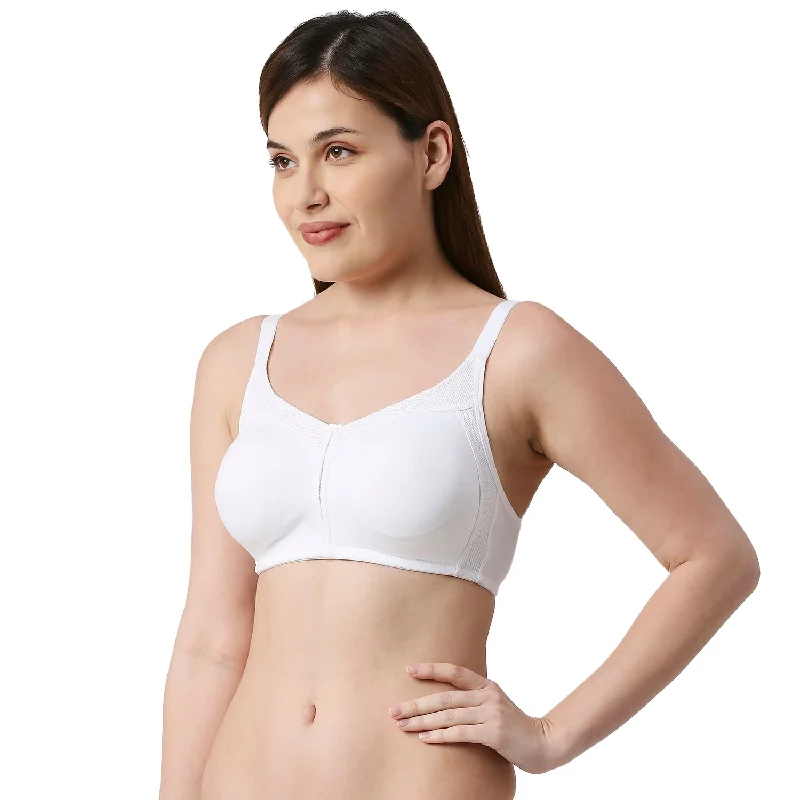 JB 45 -Plain Mold T-shirt Bra White