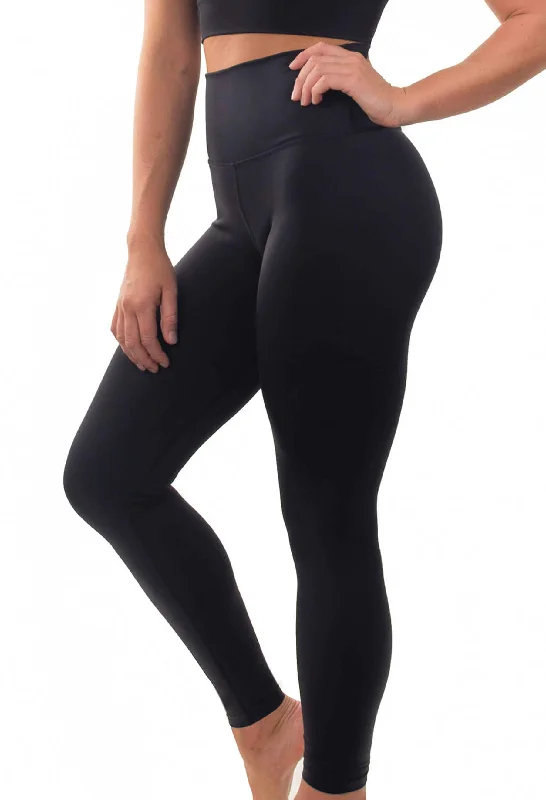 High Waisted Sleek Gym Leggings (Lint & Pet Hair Resistant)