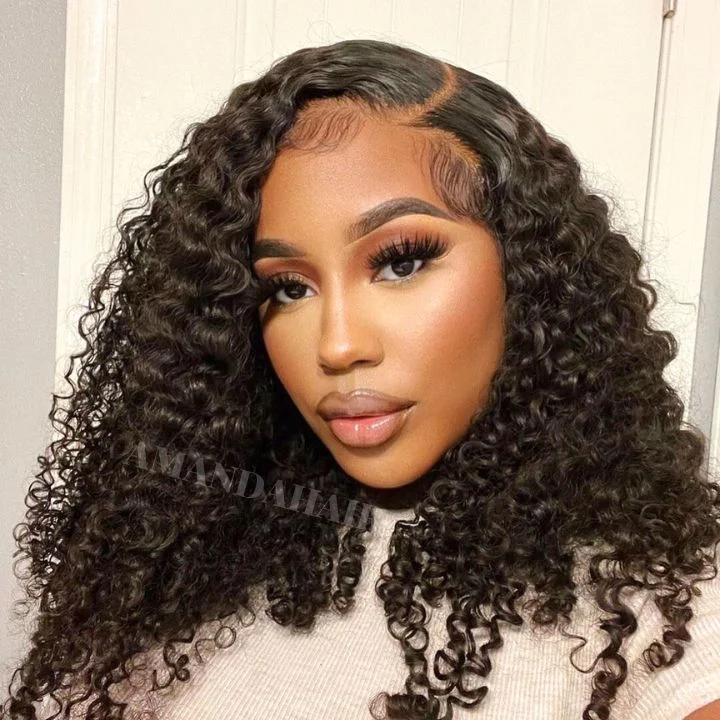 Wavy wig with a water - wave texture for a unique and stylish choice5x7 Deep Wave Hair Undetectable Transparent HD Glueless V8 Lace Front Curly Wigs with Deep Hairline Free Part C Type Hairstyle Wavy wig with a water - wave texture for a unique and stylish choice5x7 Deep Wave Hair Undetectable Transparent HD Glueless V8 Lace Front Curly Wigs with Deep Hairline Free Part C Type Hairstyle