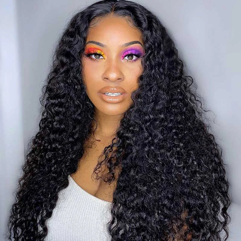 Human - hair wavy wig for a natural and luxurious feelAligrace T Part Lace Deep Wave Human Hair Wig Human - hair wavy wig for a natural and luxurious feelAligrace T Part Lace Deep Wave Human Hair Wig