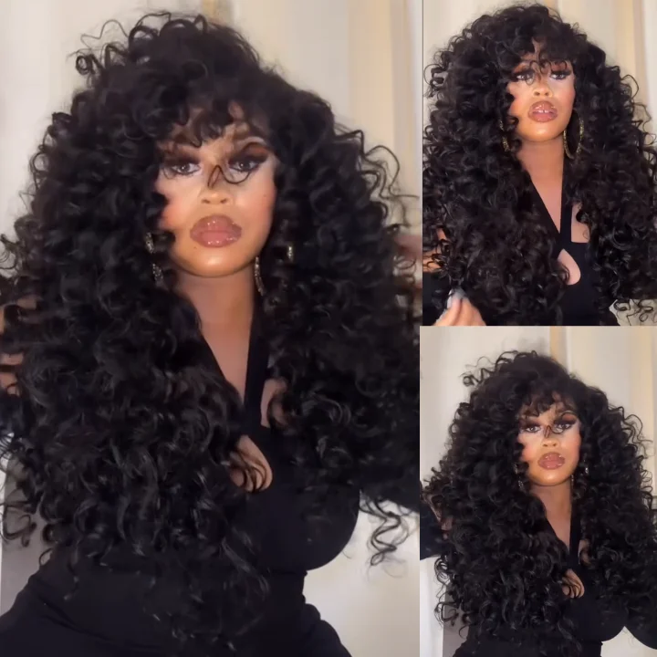 Wavy wig with auburn undertones for a unique and eye - catching colorBouncy Deep Wave Glueless Lace Wig Pre Cut Lace with Natural Hairline Mini Knots Human Hair Clear Transparent Lace Front/Closure Deep Wave Wig Natural Black - Amanda Hair Wavy wig with auburn undertones for a unique and eye - catching colorBouncy Deep Wave Glueless Lace Wig Pre Cut Lace with Natural Hairline Mini Knots Human Hair Clear Transparent Lace Front/Closure Deep Wave Wig Natural Black - Amanda Hair
