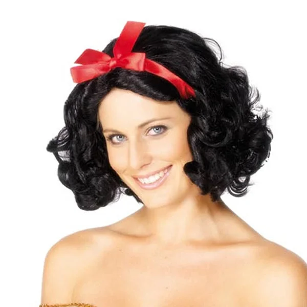 Long - length wig with a curly fringe for a playful and youthful vibeFairytale Girl Wig Long - length wig with a curly fringe for a playful and youthful vibeFairytale Girl Wig