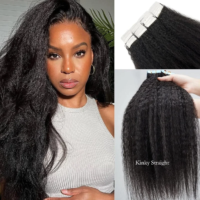 Wavy wig with a wispy fringe for a soft and feminine lookFleeky Hair Kinky Straight / Water Wave / Deep Wave / Curly Tape Ins Hair Extensions 2/3/4 Packs Deal Wavy wig with a wispy fringe for a soft and feminine lookFleeky Hair Kinky Straight / Water Wave / Deep Wave / Curly Tape Ins Hair Extensions 2/3/4 Packs Deal