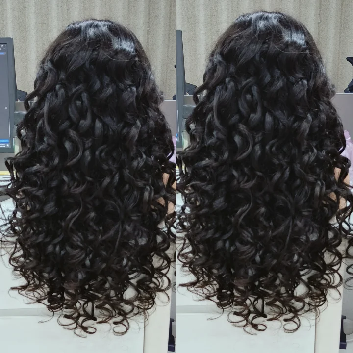 Long - length wavy wig with loose waves for a glamorous lookGlueless Bomb Curly Wave Wigs Virgin Human Hair 6x4/13x4 Transparent Clear Lace Front Wig Luxury custom wigs Super Double Drawn Bouncy Wavy Lace Wigs Pre Plucked Hairline - Amanda Hair Long - length wavy wig with loose waves for a glamorous lookGlueless Bomb Curly Wave Wigs Virgin Human Hair 6x4/13x4 Transparent Clear Lace Front Wig Luxury custom wigs Super Double Drawn Bouncy Wavy Lace Wigs Pre Plucked Hairline - Amanda Hair