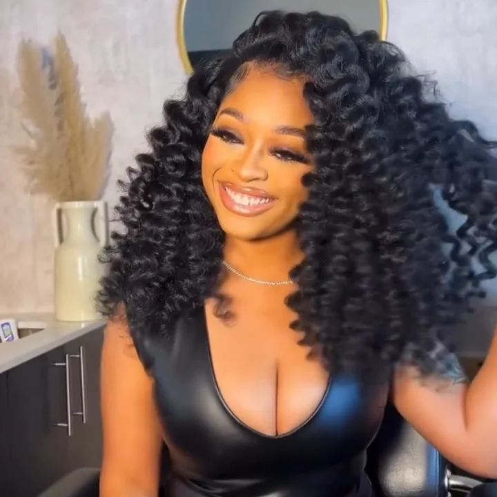 Long - length wavy wig with loose waves for a glamorous lookGlueless Loose Deep Wave Clear Transparent Lace Front Wigs For Women-Amanda Hair Long - length wavy wig with loose waves for a glamorous lookGlueless Loose Deep Wave Clear Transparent Lace Front Wigs For Women-Amanda Hair