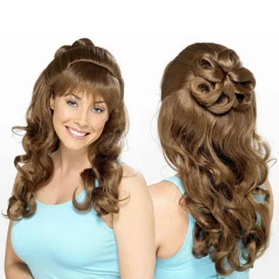 Long - length wig with a natural - looking root for a more realistic lookHighschool Honey Wig Long - length wig with a natural - looking root for a more realistic lookHighschool Honey Wig
