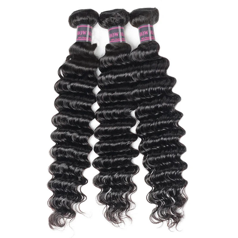 Body - wave wig with a full and voluminous lookIshow Deep Wave Human Hair Bundles Virgin Malaysian Deep Curly Hair 3 Bundles Human Hair Weave Body - wave wig with a full and voluminous lookIshow Deep Wave Human Hair Bundles Virgin Malaysian Deep Curly Hair 3 Bundles Human Hair Weave