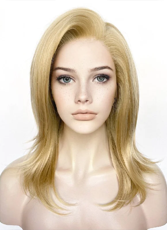 Long - length wig with a 220 - density for an extra - full appearanceGolden Blonde Straight Lace Front Synthetic Wig LF1320 Long - length wig with a 220 - density for an extra - full appearanceGolden Blonde Straight Lace Front Synthetic Wig LF1320