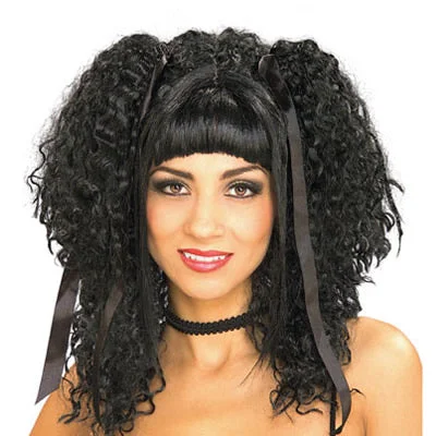 Long - length wig with a side - swept bang for a sophisticated lookLiving Doll Wig