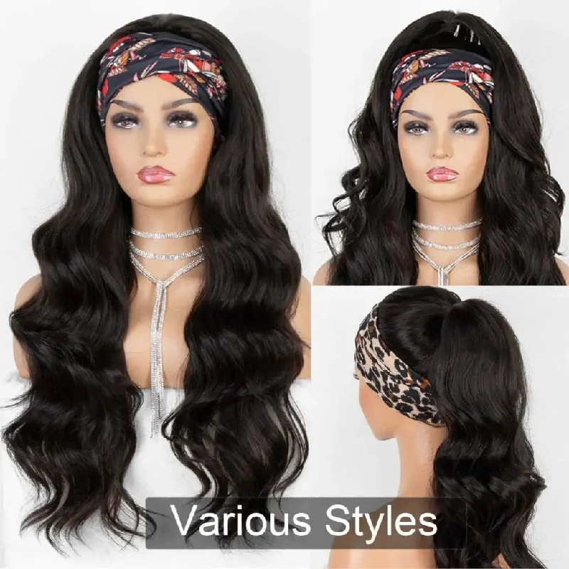 Child - friendly braided wigs with a soft and gentle feelLong Wavy Hair Headband Wig Child - friendly braided wigs with a soft and gentle feelLong Wavy Hair Headband Wig