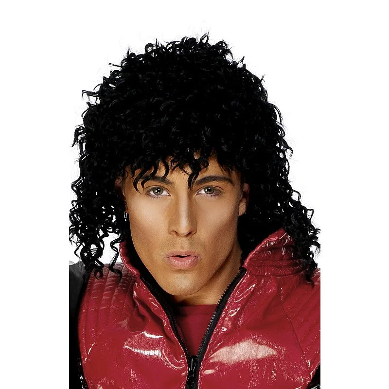 Long - length wig with a curly fringe for a playful and youthful vibeMichael Jackson - Thriller Wig Long - length wig with a curly fringe for a playful and youthful vibeMichael Jackson - Thriller Wig