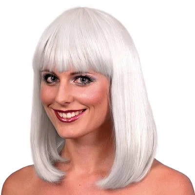 Long - length wig with a pre - bleached knot for a natural - looking scalpMiss Santa Wig Long - length wig with a pre - bleached knot for a natural - looking scalpMiss Santa Wig