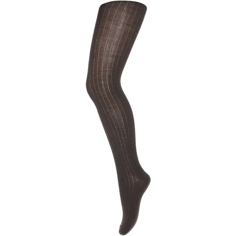 MP 130 Cotton Rib Tights 541 Dark Brown