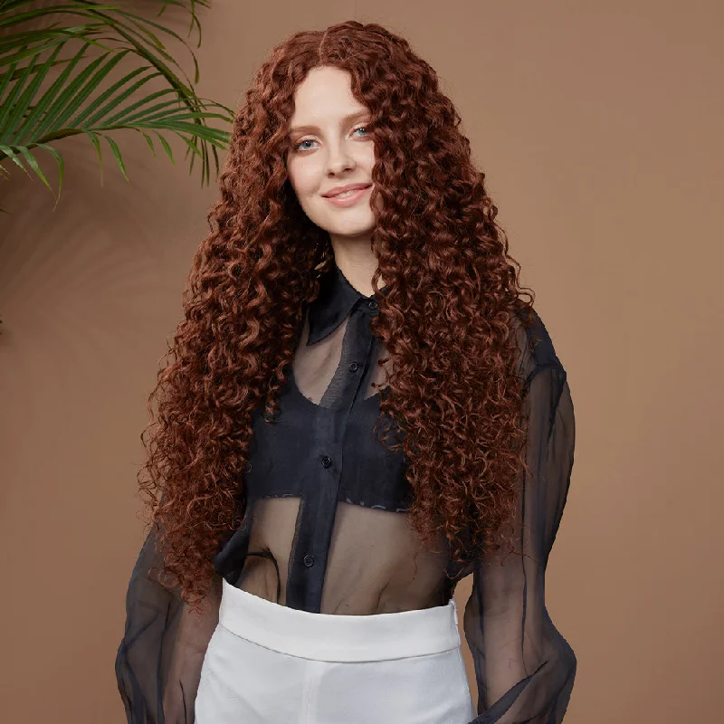 Synthetic wavy wig with a heat - friendly formula30 Inch Long Kinky Curly Hair Wigs 6 Colors | BIO Synthetic wavy wig with a heat - friendly formula30 Inch Long Kinky Curly Hair Wigs 6 Colors | BIO