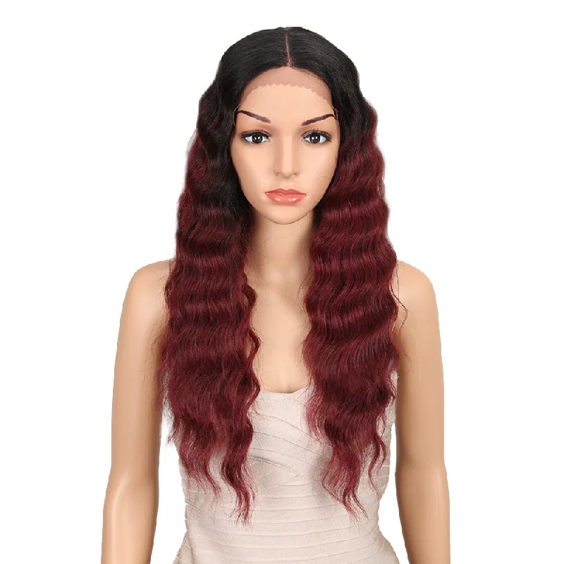Ombre wavy wig with a seamless color blendNOBLE S.Gianna Synthetic Lace Wig (Part Lace)25 Inch丨TT1B/530 Ombre wavy wig with a seamless color blendNOBLE S.Gianna Synthetic Lace Wig (Part Lace)25 Inch丨TT1B/530