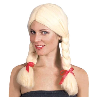 Synthetic long - length wig with a natural - looking textureSchoolgirl Or Beergirl Wig Synthetic long - length wig with a natural - looking textureSchoolgirl Or Beergirl Wig