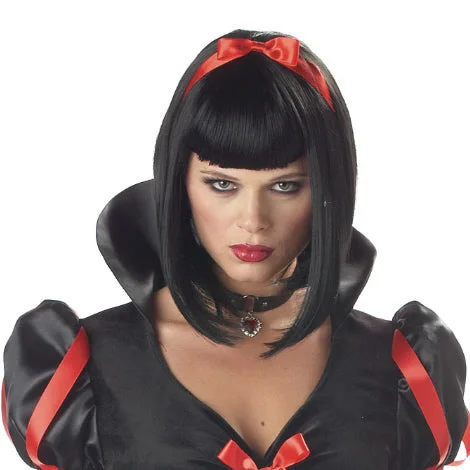 Long - length wig with a silk - base cap for a comfortable and smooth feelSnow Fright Wig Long - length wig with a silk - base cap for a comfortable and smooth feelSnow Fright Wig