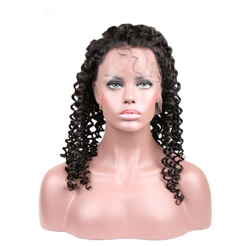 Wavy wig with a 180 - density for a full and thick appearanceVirgin Hair Full Lace Wigs Natural Color hair 100% Human Hair Deep Wave Wavy wig with a 180 - density for a full and thick appearanceVirgin Hair Full Lace Wigs Natural Color hair 100% Human Hair Deep Wave