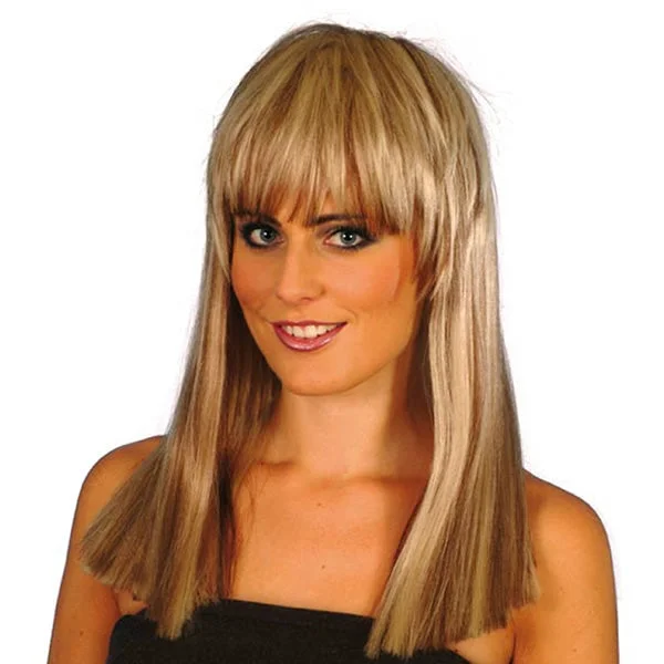 Long - length wig with a curly texture for a bold and stylish choiceVixen Wig Brown and Blond Long - length wig with a curly texture for a bold and stylish choiceVixen Wig Brown and Blond