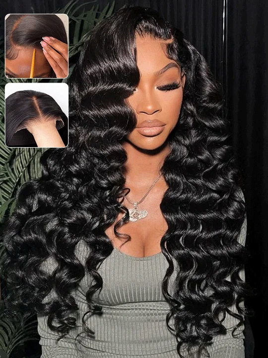 Bob - length braided wigs for a short and sassy look[Wear & Go] Pre-Everything Glueless 4x4/6x4.5/10x6 Lace Front Wigs Loose Deep Wave