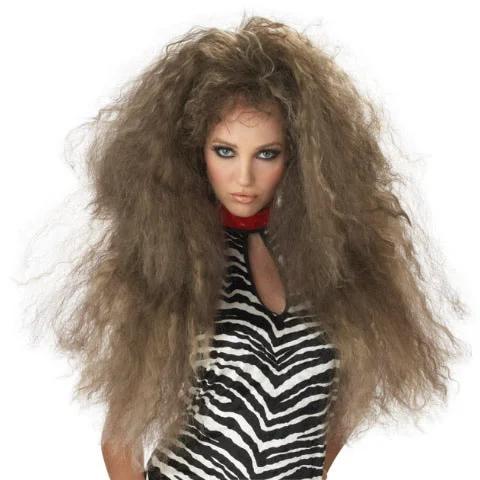 Long - length wig in a jet - black color for a classic appearanceWild Thang Wig